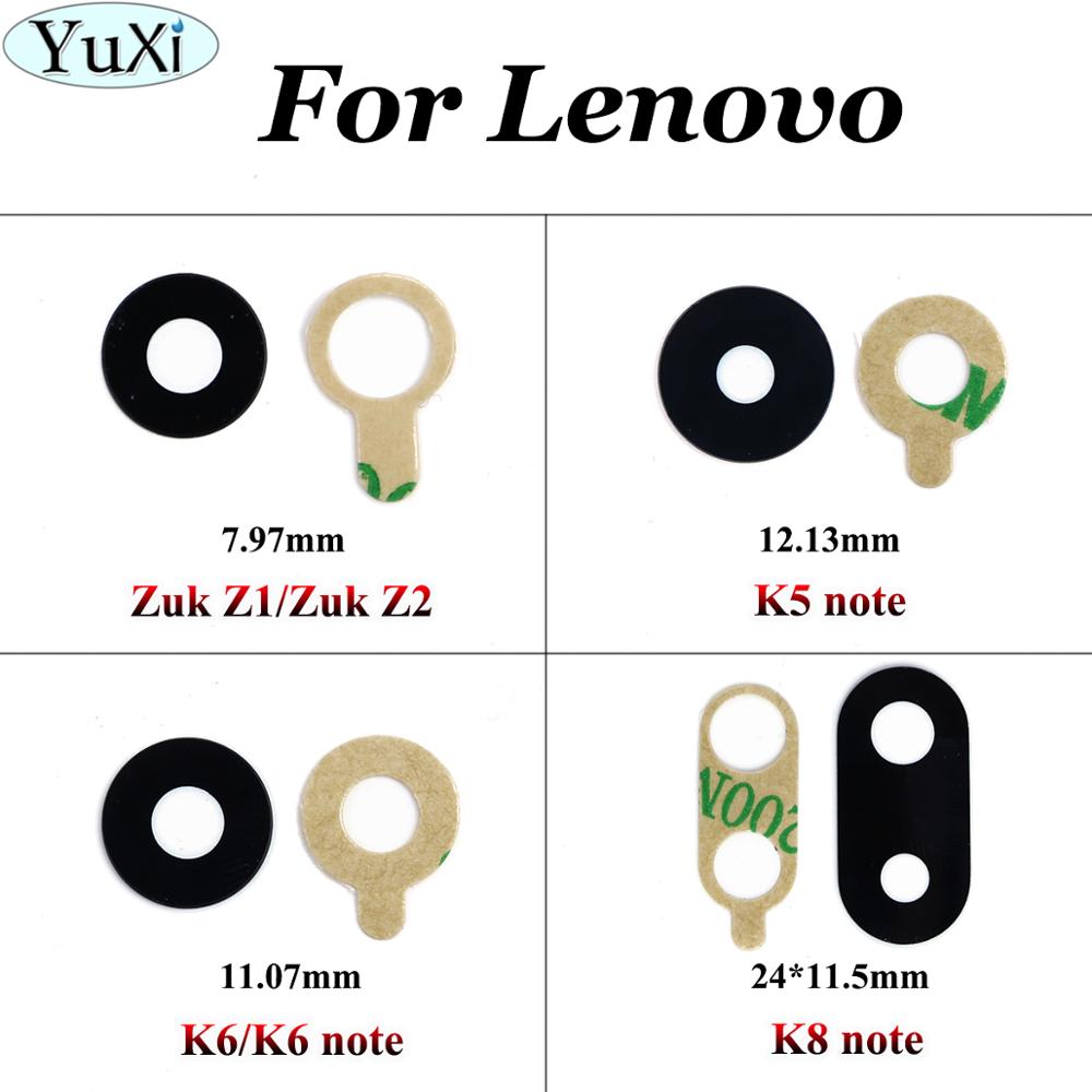 YuXi Voor Lenovo K8 Note/K6 Note/K6/K5 note/Zuk Z1/Zuk Z2 Reparaties terug Achteruitrijcamera Glas Len Cover Met Lijm Lijm