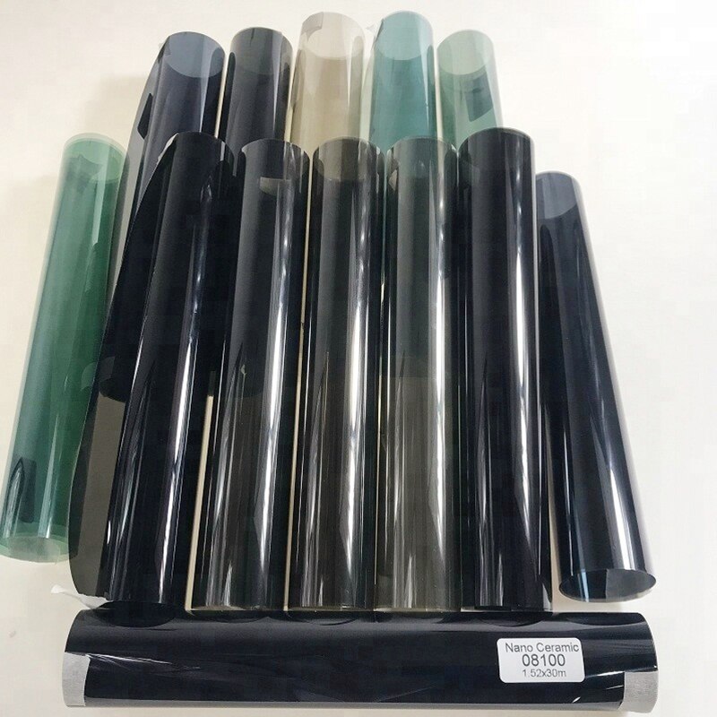 50cmX300cm High heat rejection IR80% VLT35% nano ceramic car solar window tint film