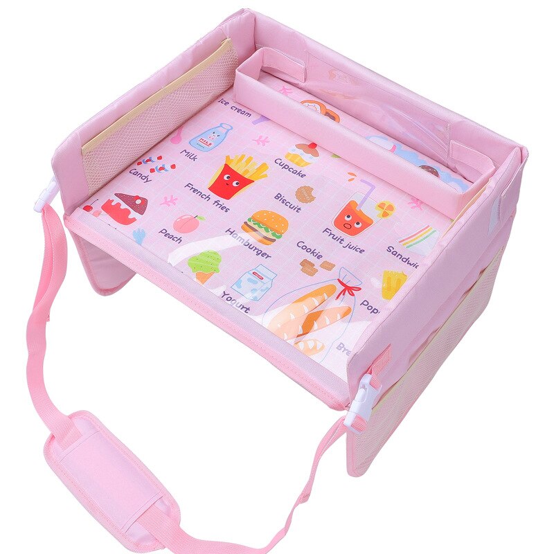Auto Veranstalter Art Auto Sitz Lagerung Tisch Multi-funktion Wasserdicht Tabelle Auto Sitz Lagerung Tasche Auto Innen Zubehör: Rosa