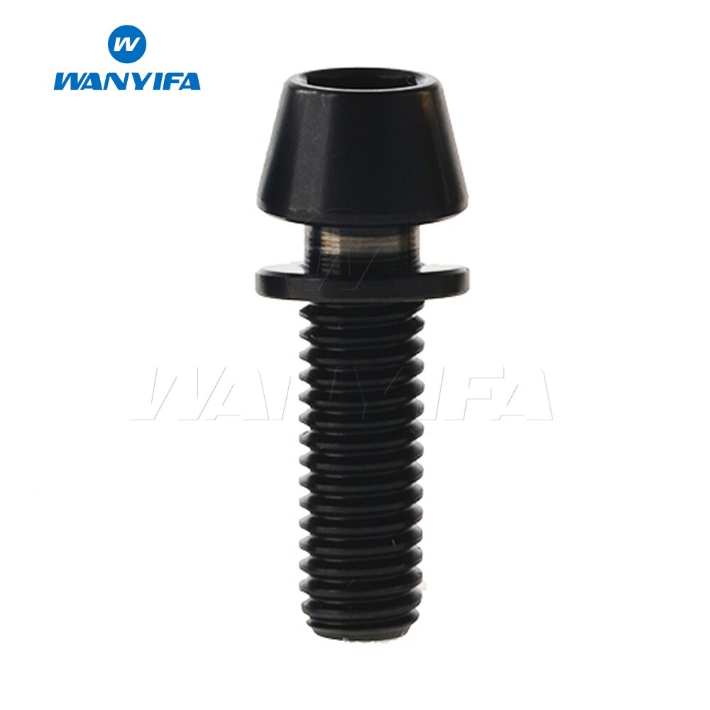 Wanyifa M5 x 16 18 20mm or arc-en-ciel Ti boulons en titane vis avec W0ashers