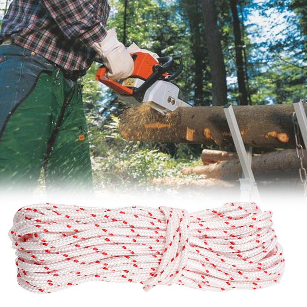 5.0mm 10M Starter Rope Pull Cord For Trimmer STRIMMER / HEDGE-TRIMMER PULL CORD START ROPE FOR LAWNMOWER CHAINSAW BLOWER