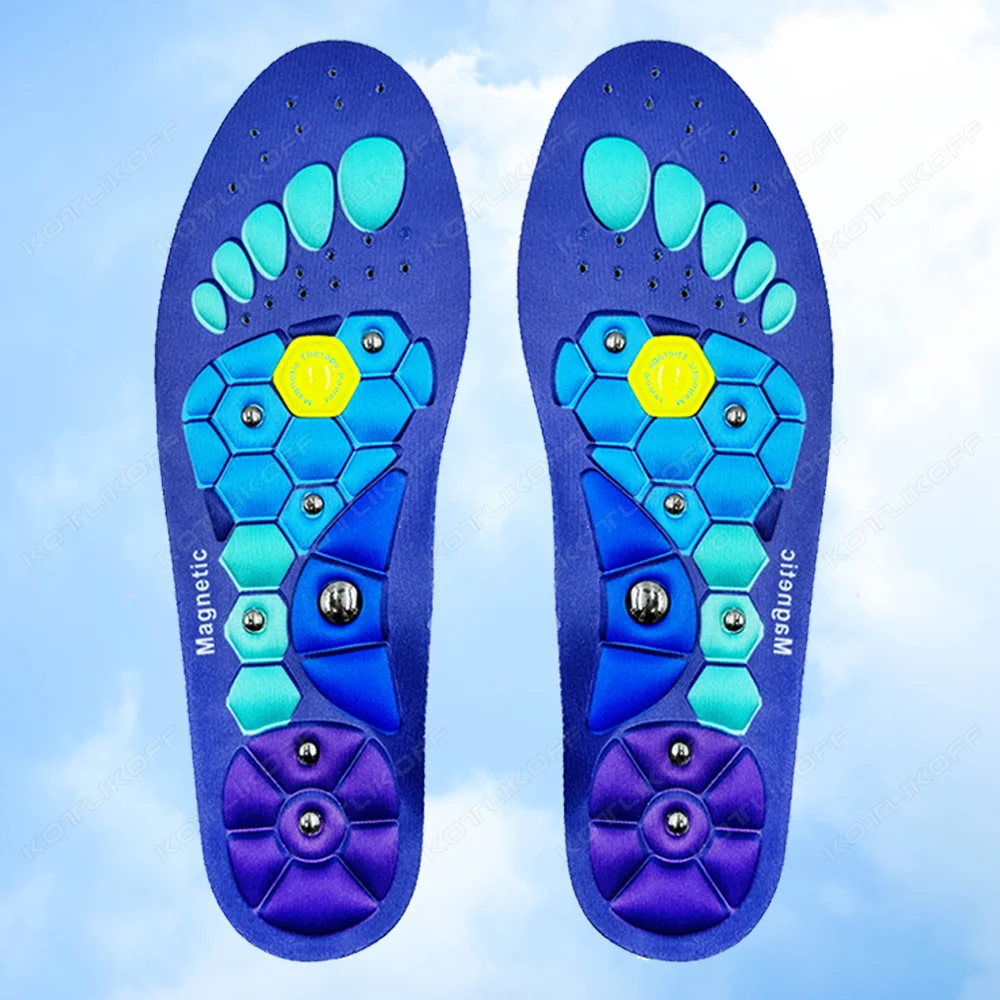 Medizinische Magnetische Therapie Sport Einlegesohlen Massage Fuß Gewicht Verlust Abnehmen Akupressur Einlegesohle Anti-müdigkeit Gesundheit Pflege Schuh Pads
