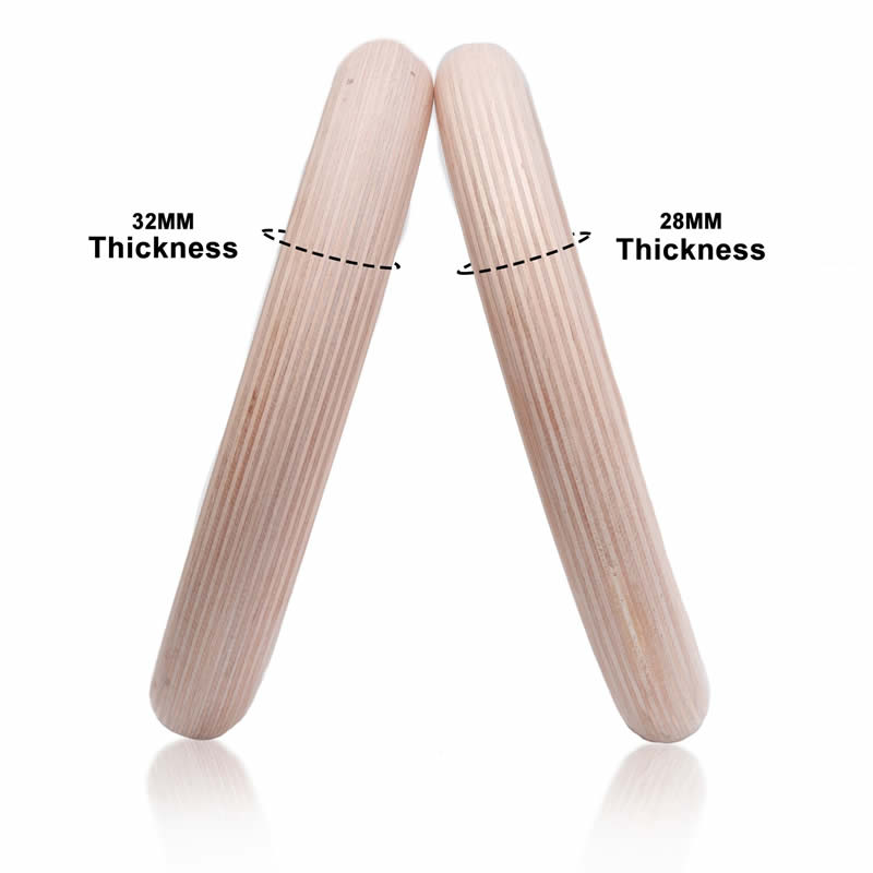 Anneaux de gymnastique en bois 25/28/32mm avec boucles réglables 4.5m sangles pour enfants adultes