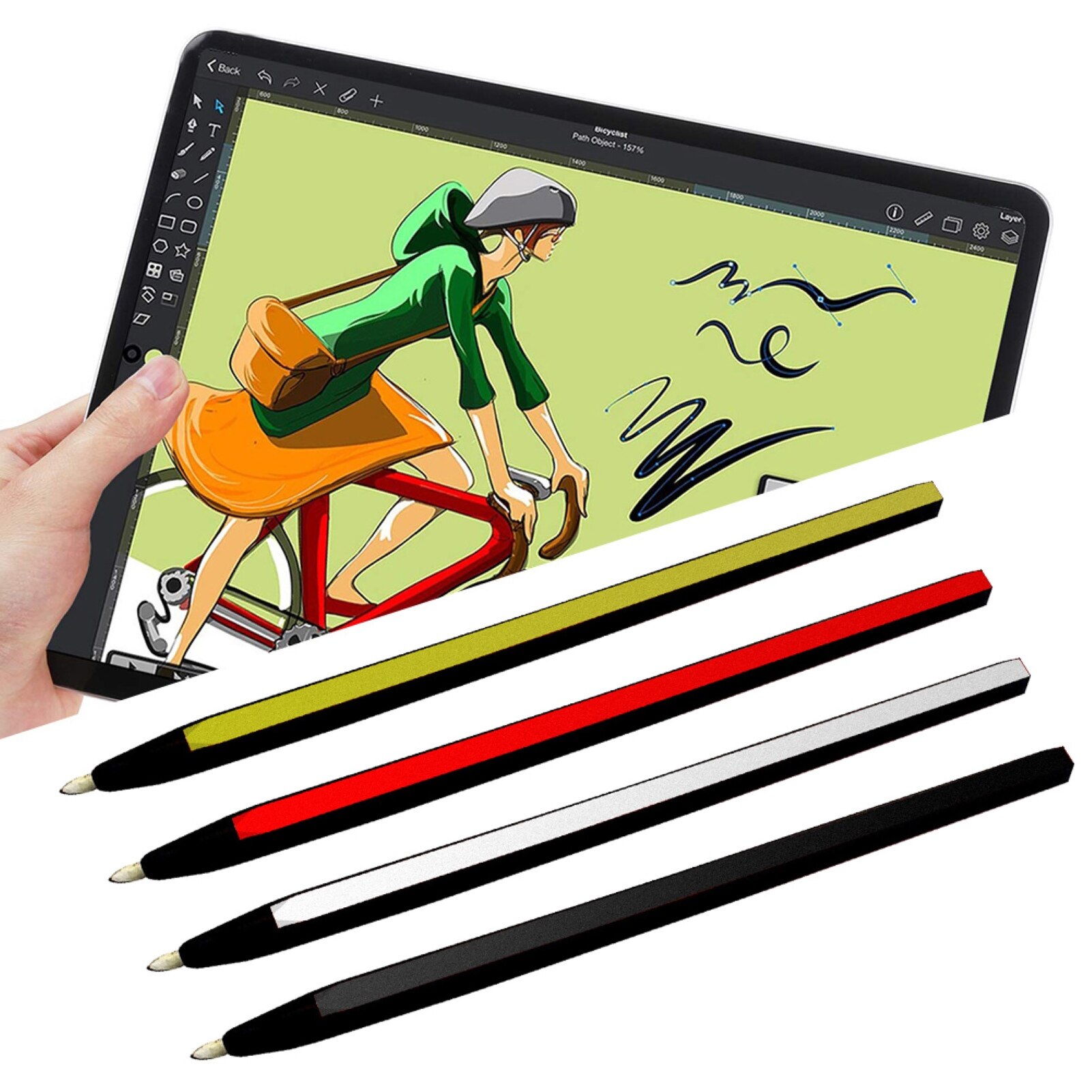 Capacitieve Touchscreen Stylus Pen Voor Samsung Xiaomi Huawei Tablet Smart Telefoon Potlood