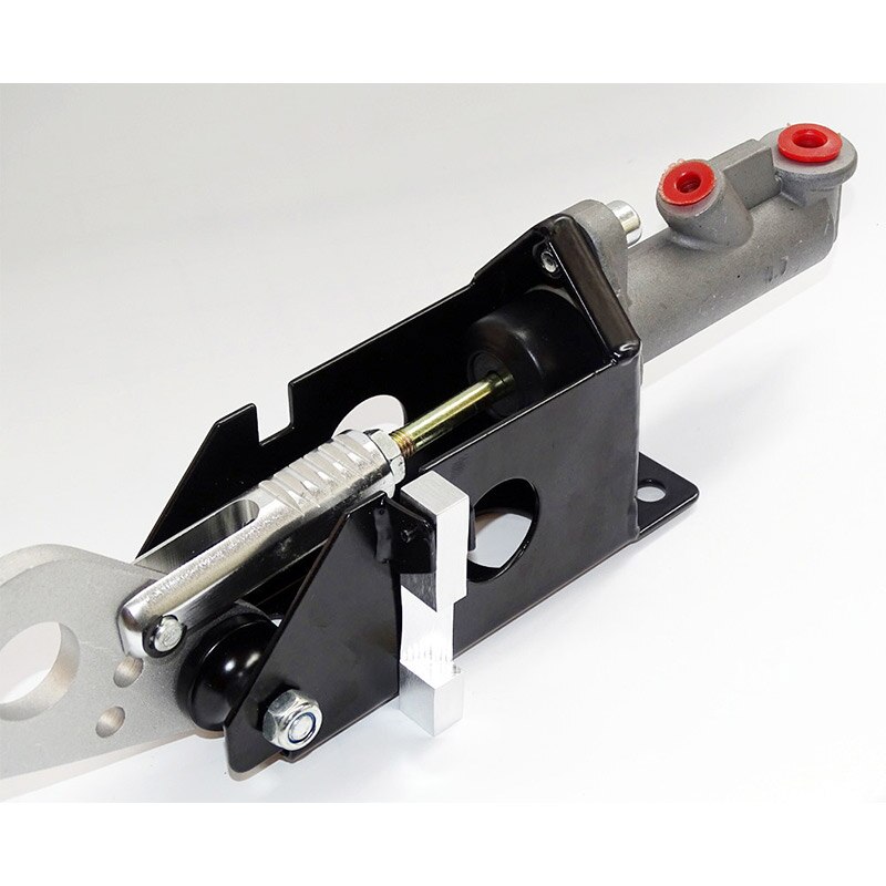 Silver Universal Car Hydraulic Handbrake Vertical &amp; Horizontal 25cm Rally Racing E-Brake Lever Device Master Cylinder