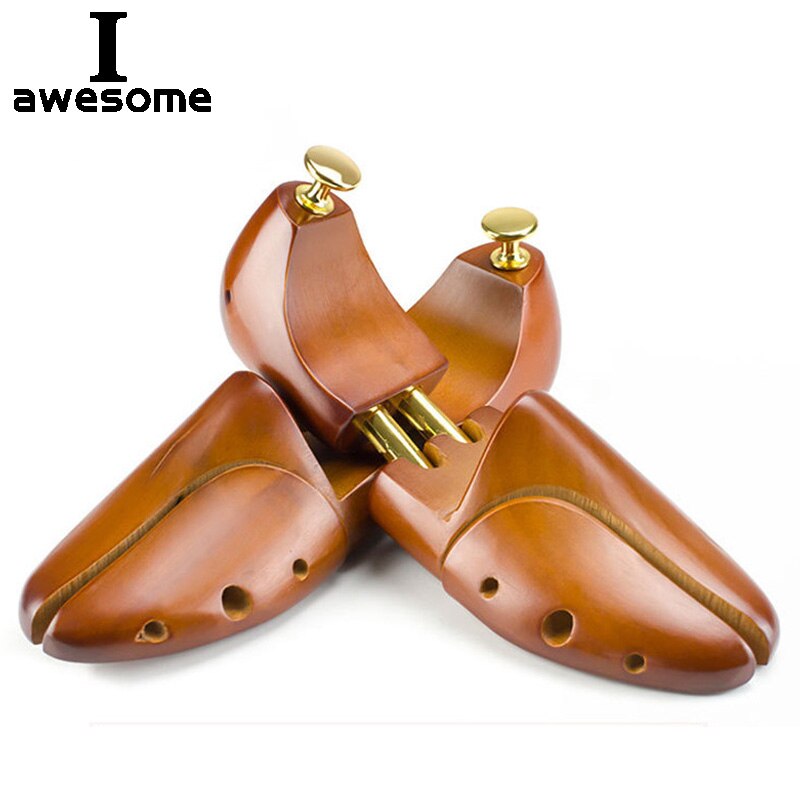 Guger-arbre réglable en bois massif pour hommes et femmes, 1 paire, pommeau de Support de chaussures, façonneur, civière de soins de chaussures
