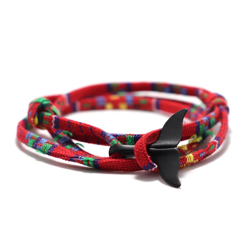 Bracelet en fil tressé fait à la main pour hommes et femmes, bijou tendance, corde en cire de Taiwan, ajustable, ethnique, accessoires bijoux: Style 4