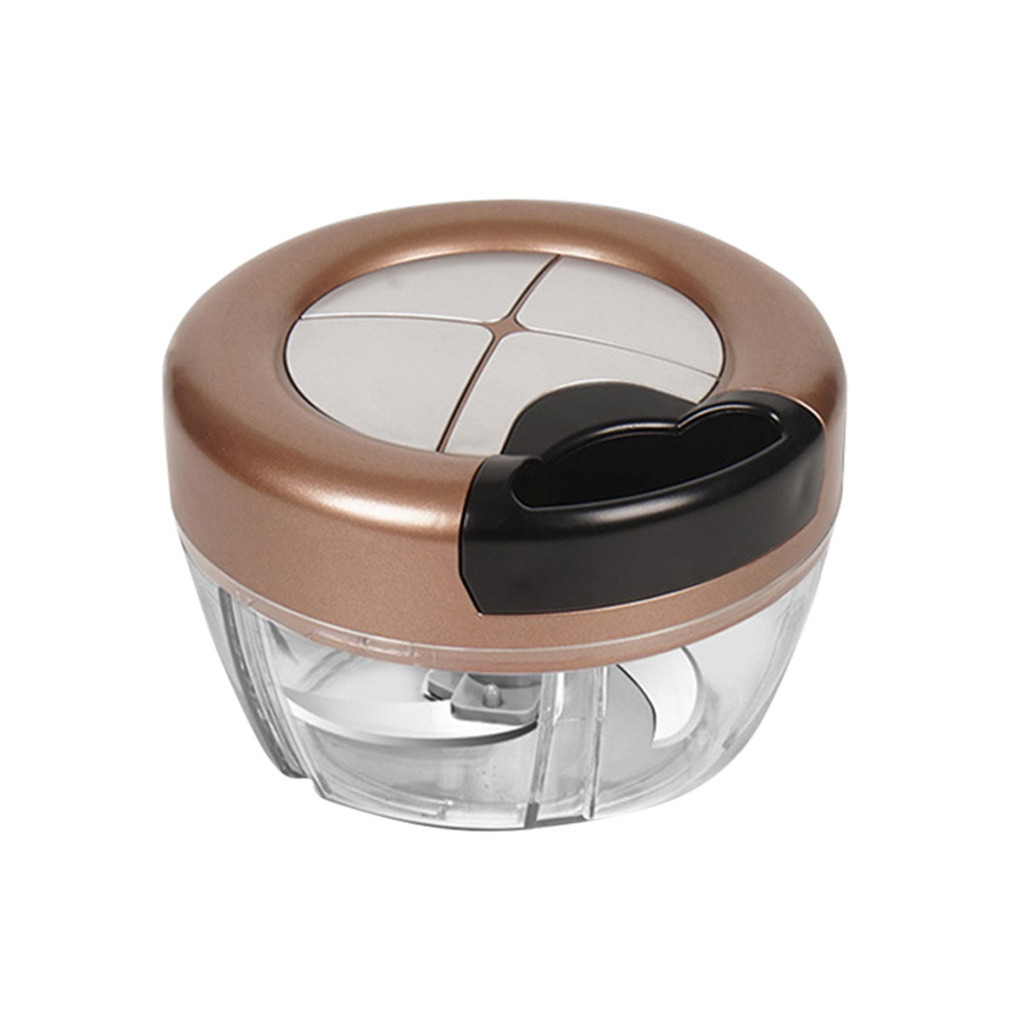 Manual Vegetable Chopper Garlic Cutter Vegetable Fruit Twist Shredder Multi-function Food Processor Crusher Manual Meat#g2