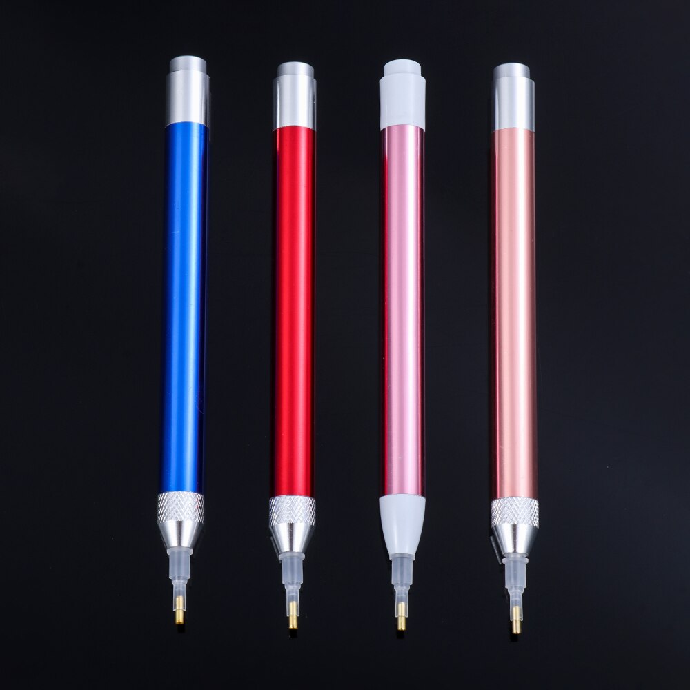 Pluma perforadora de punto para decoración de uñas, pluma de pintura de diamante, bricolaje, punto de cruz, bordado, costura de diamantes, herramienta de cuadro decorativo