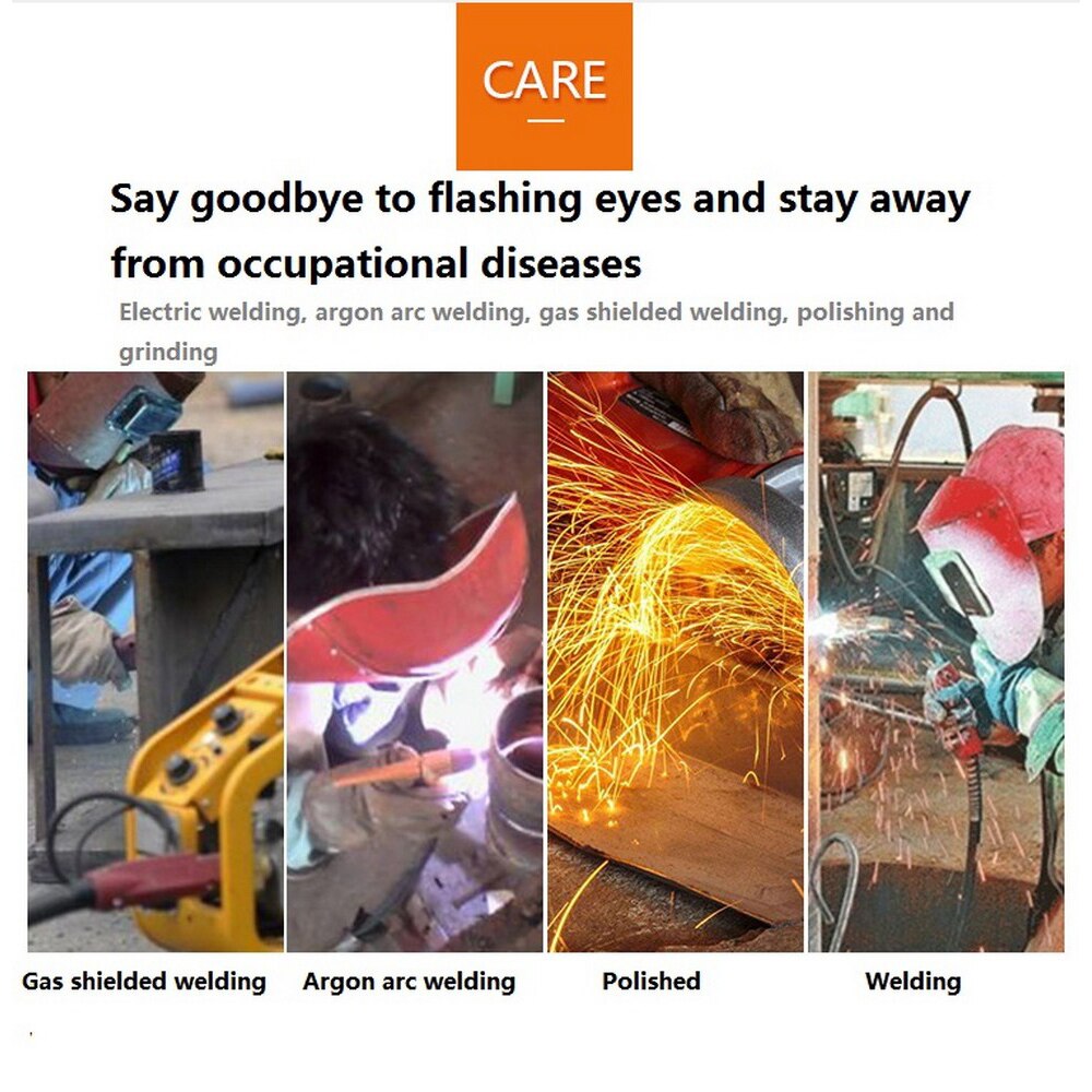 Auto Darkening Welding Helmet Durable Automatic Light Change Welding Goggles Glasses Mask Welding Protective Tools