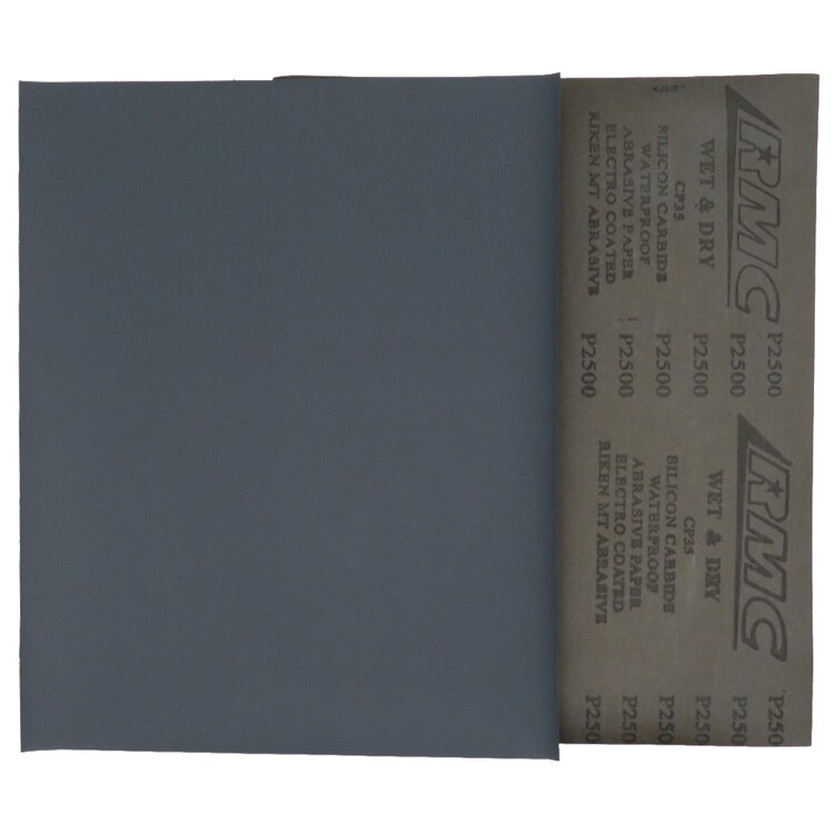 5 ark 9 " x11 " vattentätt sandpapper slipande slipark 60 to 2500 korn för bilslipning av trämöbler: 2500
