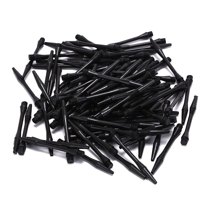 100pcs Nylon Dart Shafts 6mm Screw Thread Plastic Darts Accessories !