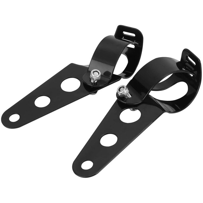 Topptre hål motorcykel strålkastare lamp monteringsfäste skal motorcykel tillbehör främre strålkastare lampfäste 38mm-51mm