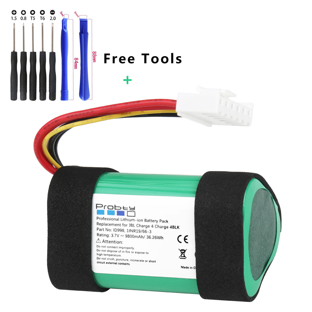 GSP0931134 01 Batterie de rechange pour enceinte JBL Boombox Bluetooth sans fil 7,4 V 25000 mAh