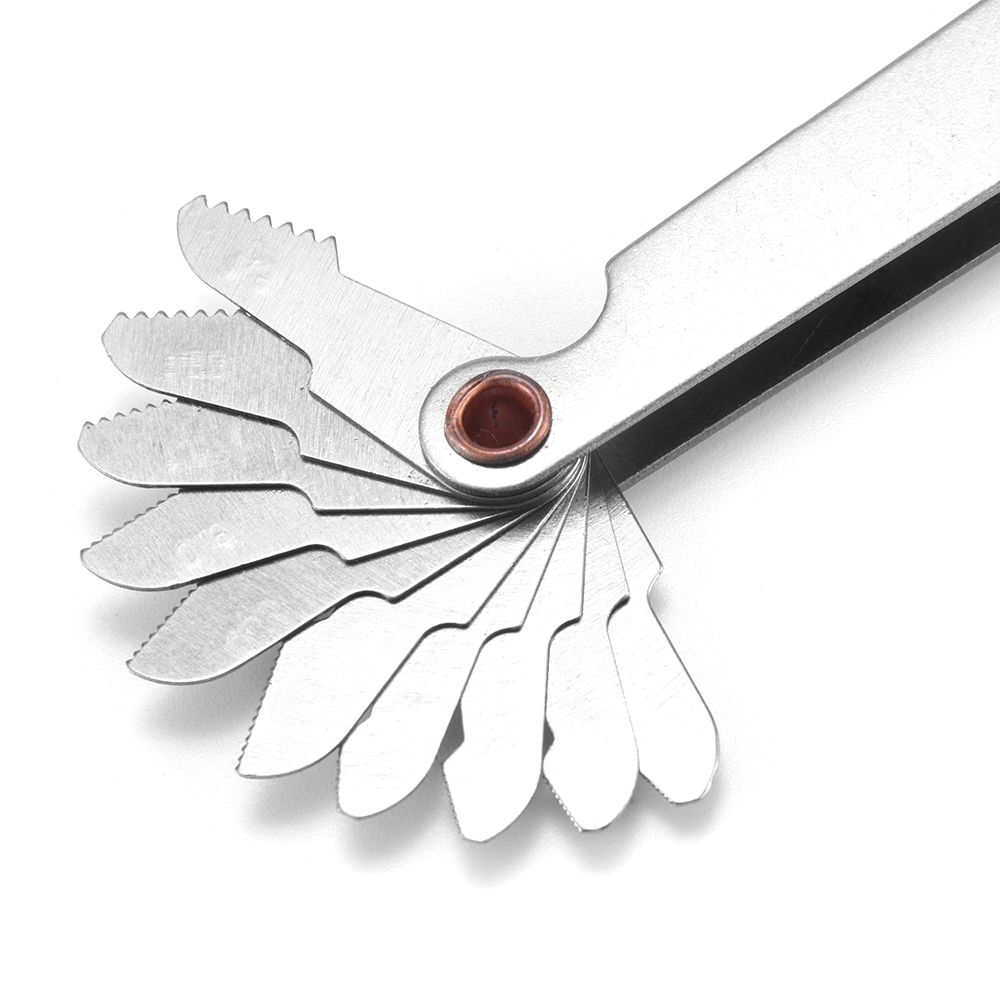 Thread Measuring Gage 60 Degree Whitworth Metric Screw Thread Pitch Gauge For Measuring Tool Thread Screw Pitch Gauge