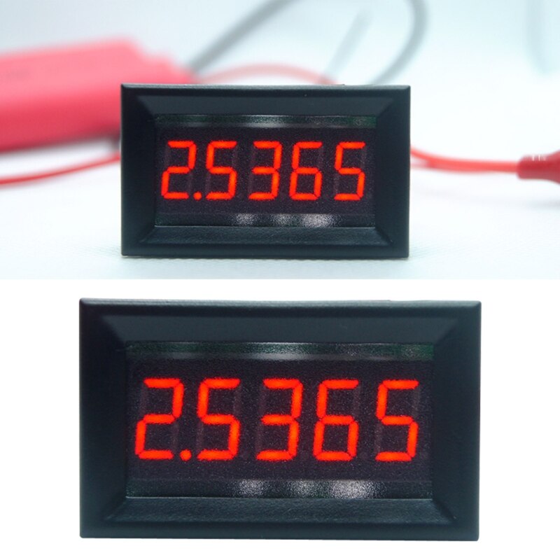 DC 0-5.0000mA (5mA) Digital Ammeter 5-digits Current Meter Panel Guage 0.36 inch