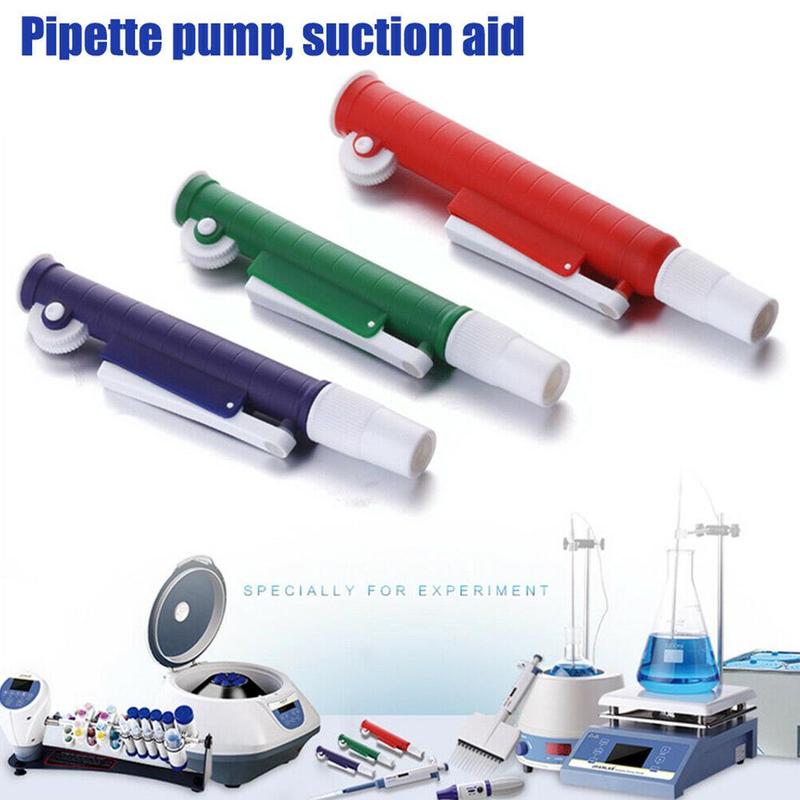 Manual Assistant Pipettor Single Channel Volume Micro Pipettes Lab Transfer Pipette Aspirator for 2/10/25ml