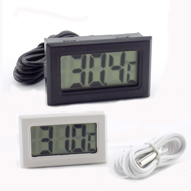 Mini LCD Digital Thermometer -50C -110C Degree Water Thermometer Electronic Thermometer Fish Tank Refrigerator Indoor Outdoor