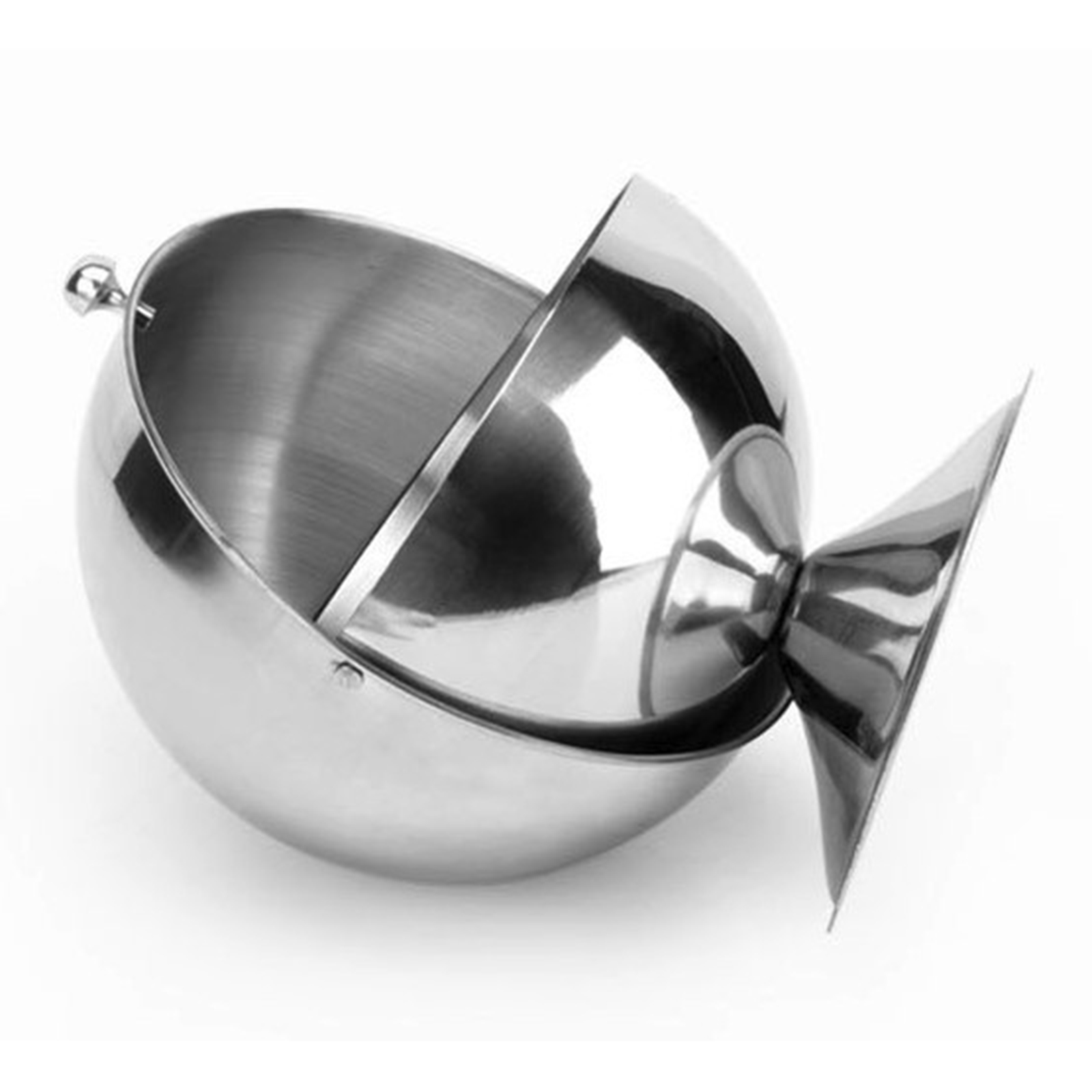 Sugar Bowl With Lid Round Dust-Proof Stainless Steel Sugar Container For Kitchen