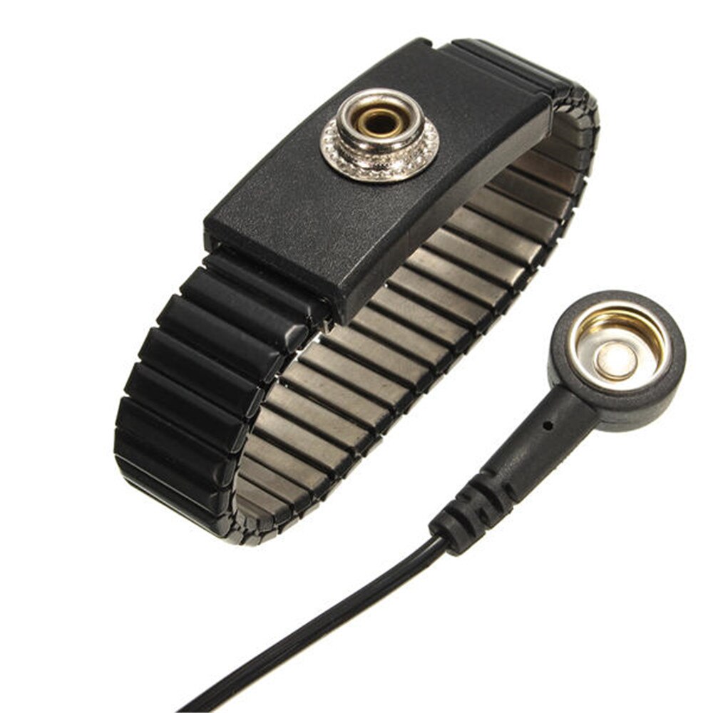 Anti Static ESD Adjustable Wrist Strap Discharge Belt Ground Metal Bracelet Personal Safety Protector
