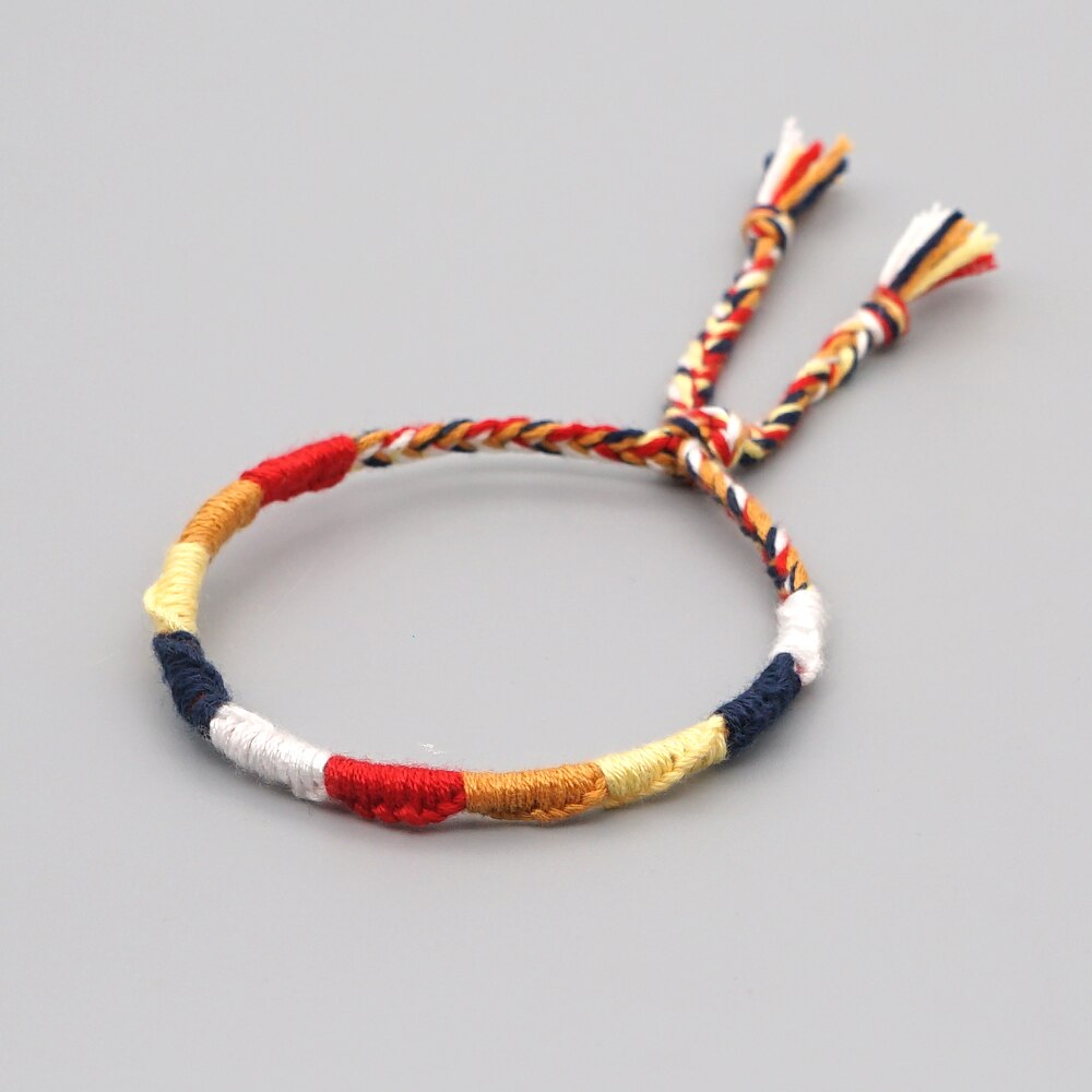 gehen2BOHO Freundschaft Armbinde Thailand Armbänder Paar Februar 14th Geflochtene Thema wickeln Quaste Brcelet Für Frauen und Männer: X-B200013D