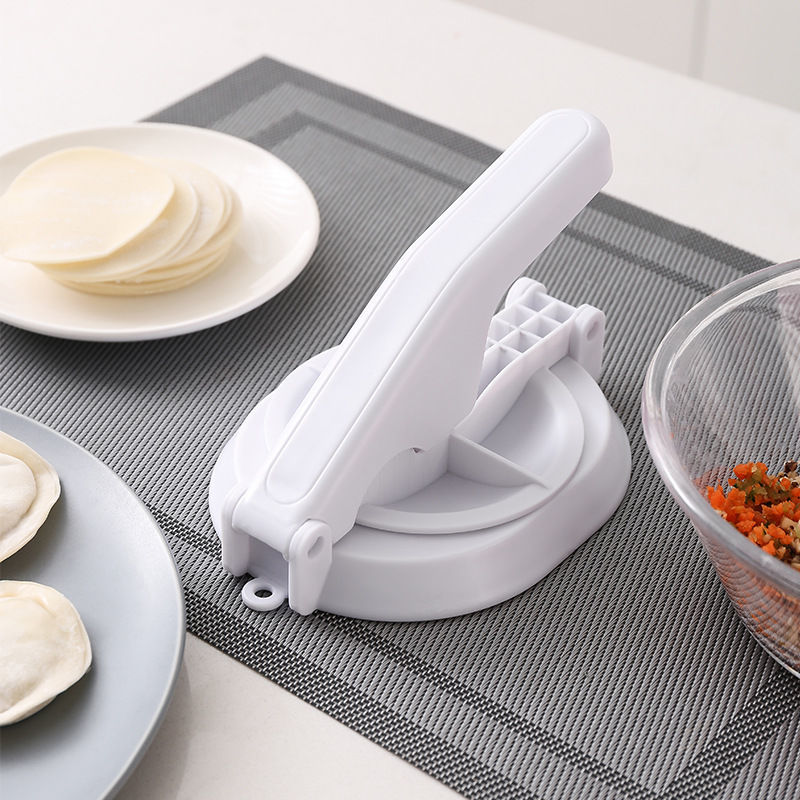 Máquina de prensa de estilo chino para el hogar, utensilio para hacer dumplings de piel, molde de prensa de piel manual de cocina, herramienta para hacer dumplings