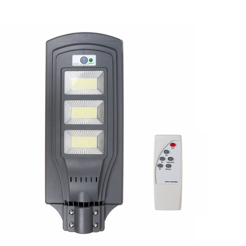 Lampadaire LED solaire 400W Rechargeable avec télécommande main image 1