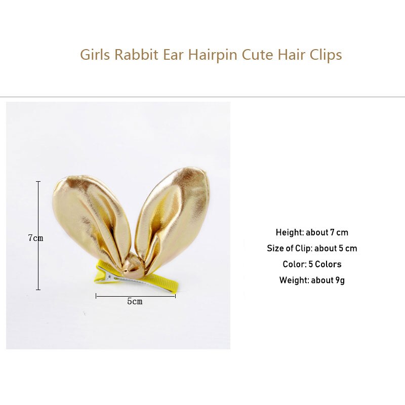 1PC Haarspeld Stereo Konijnenoren Meisjes Baby Haarspelden Haar Clip Kids Mooie Boog Boutique Haarband haar Accessoires