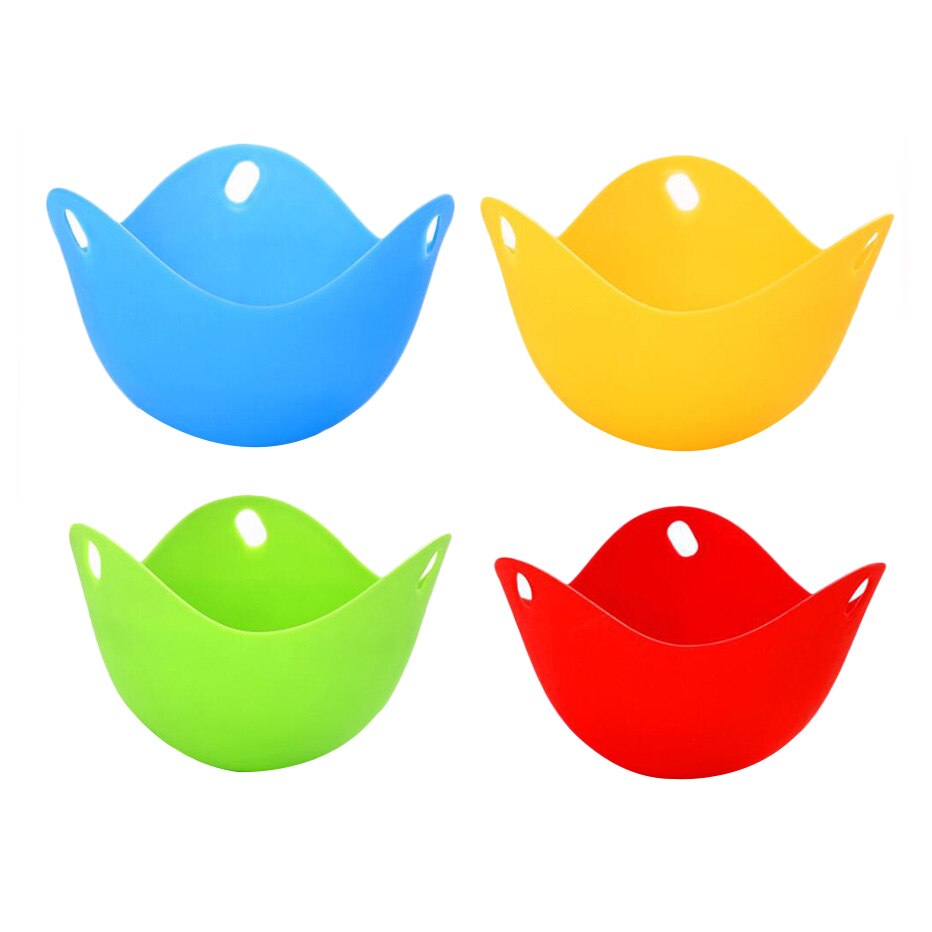 Khgdnord-Tazas para hervir huevos duros sin cáscara, separadores de huevos, moldes: 4pcs container