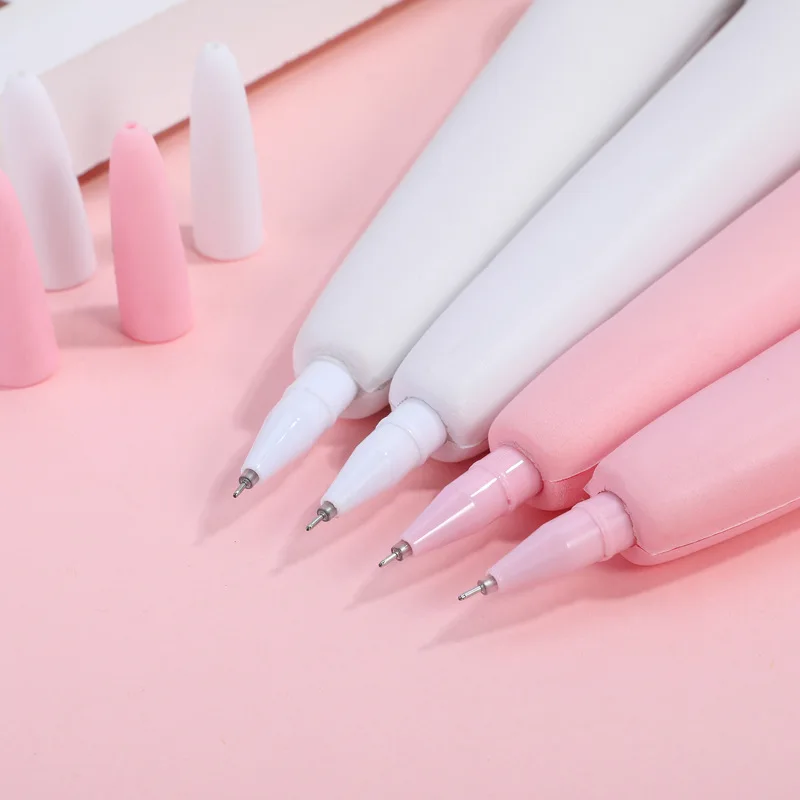 Stress Relieve Gel Pens Kawaii Rabbit Squishy Foam Signature Pens Cute Roller Pens for School Korean Stationery Office Supplies