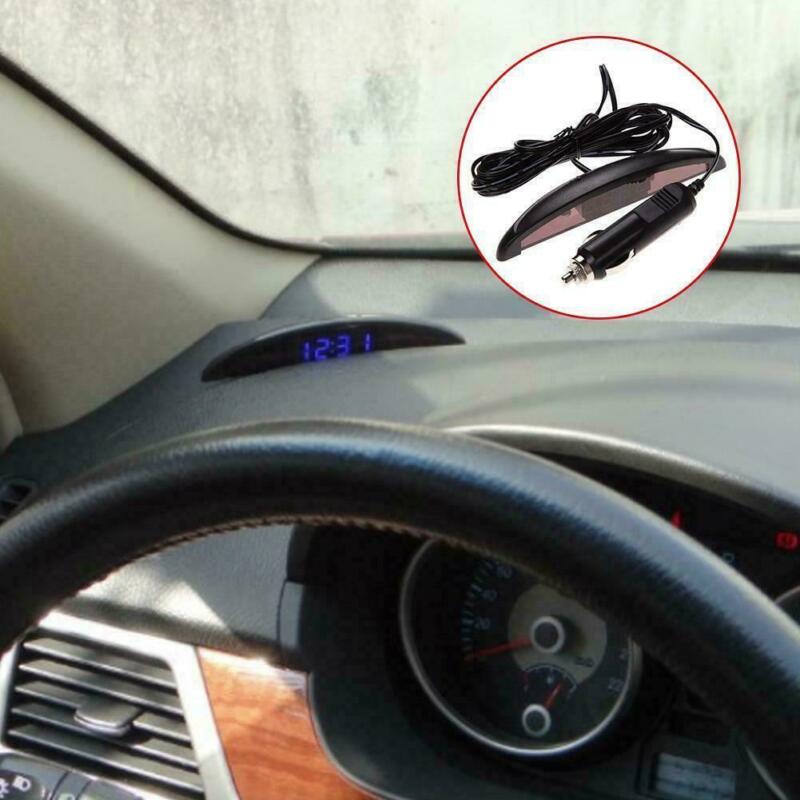 Display In-Car Voltmeter Portable Functional Temperature 12V Accessories Digital