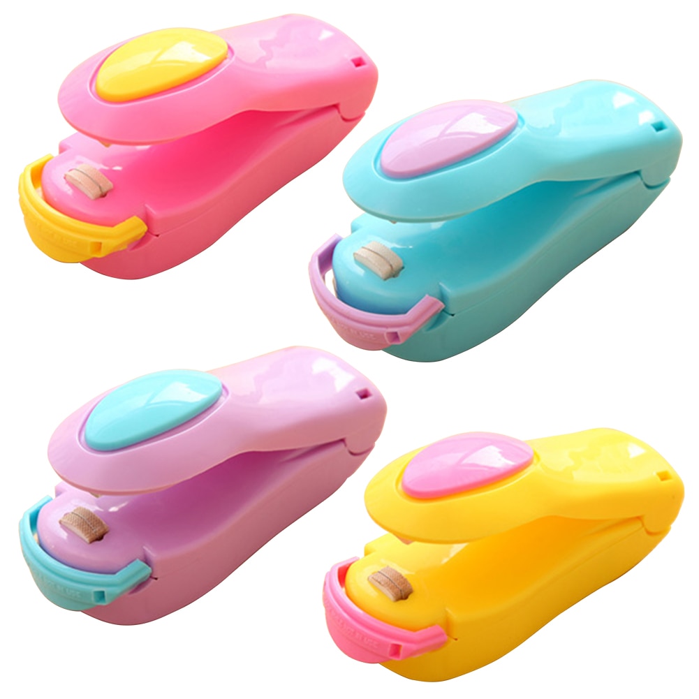 Draagbare mini warmtesealer impulssealer seal verpakking plastic zak impulssealer seal verpakking plastic zak werkt met bat
