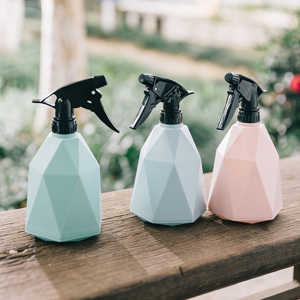 Eenvoud Geometrische Lege Spray Fles Plastic Watering De Bloemen Water Spray Voor Salon Planten Sproeiers Snoep Kleur