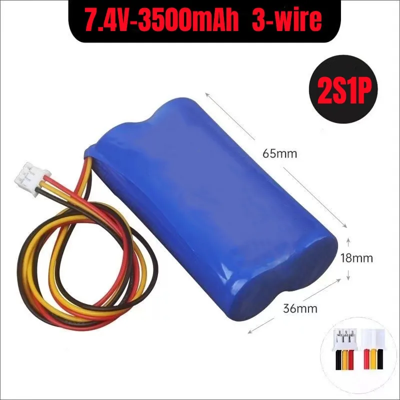 Brand . 2s1p. Rechargeable Lithium Battery Amplifier7.4 V, 3500 MAH, Power toy Accessories, LED Lights. Security Equipment..