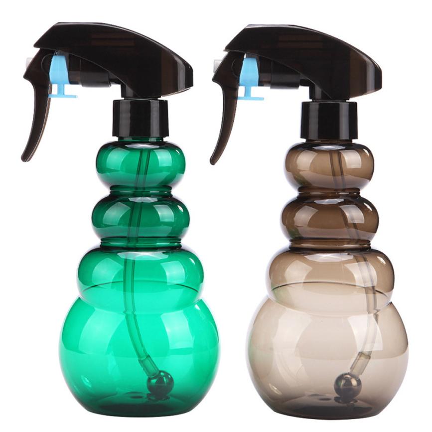 Hairdressing Spray Bottle 200ML Hair Humidification Transparent Sprayer Manual Press 200ml Double Color Bottle 2U0705