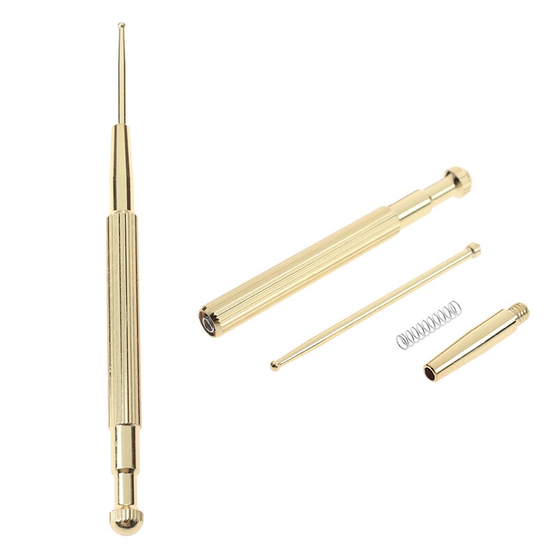 Brass Ear Pressure Point Massage Probe Auricular Detection Pen Ear Care Health