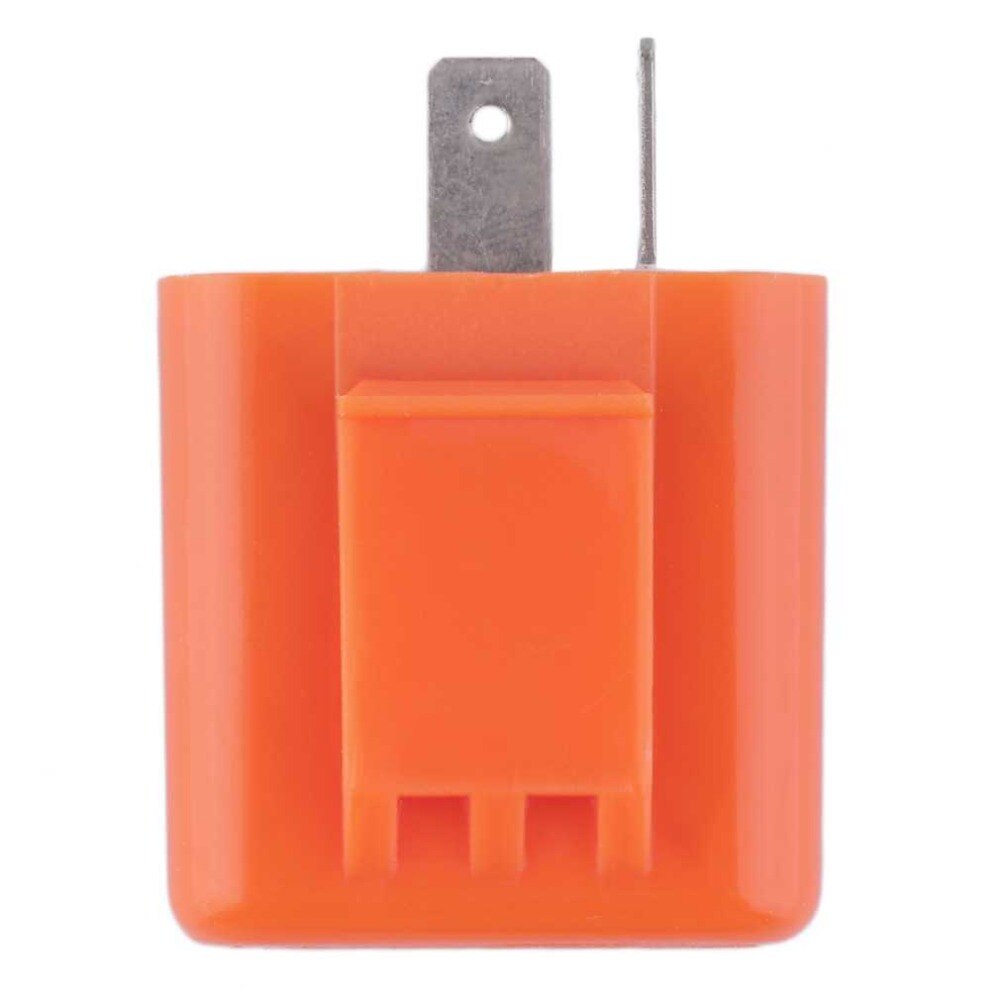 ICOCO 2 Pin Universal Speed Adjustable LED Flasher Relay Motorcycle Turn Signal Indicator Easy to Install Indicator Orange