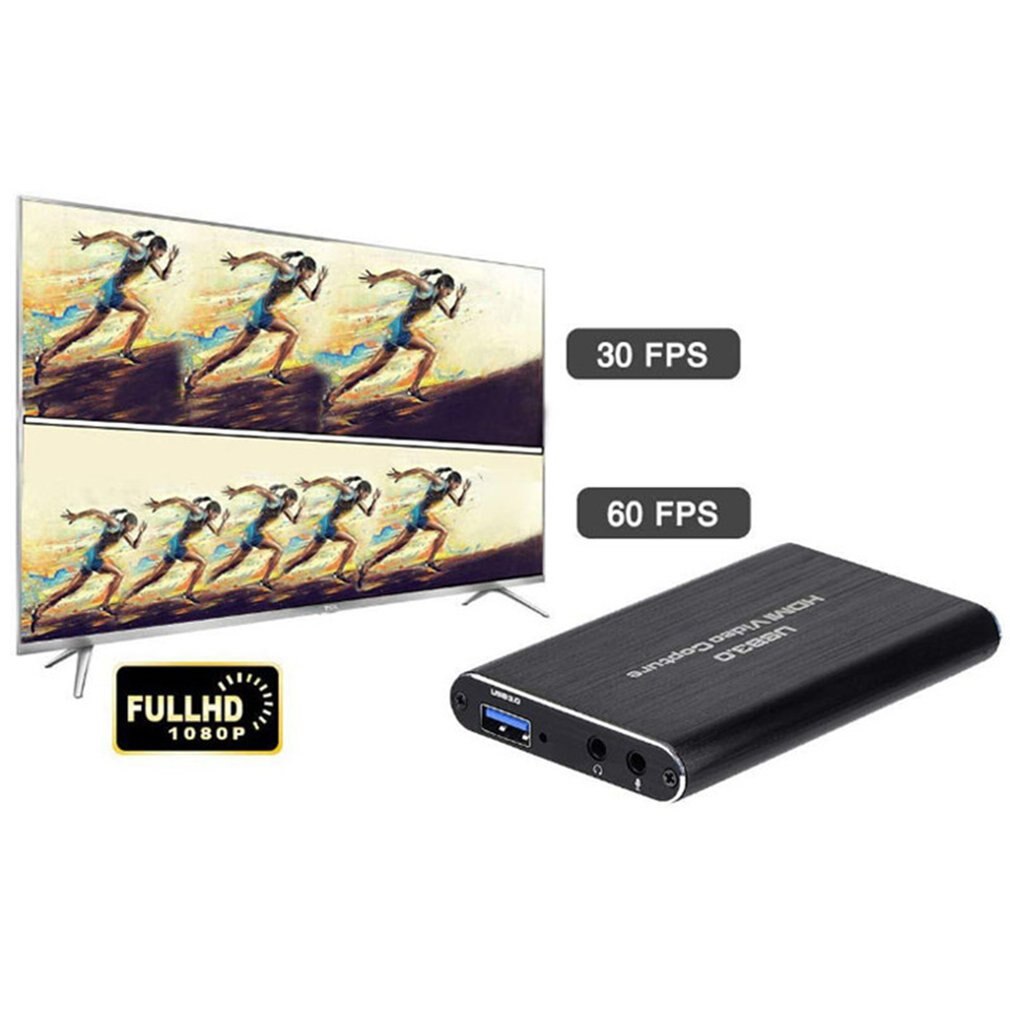 Karta przechwytywania wideo 4K HDMI USB3.0 1080P chwytak Dongle karta przechwytywania Hdmi dla OBS przechwytywanie karty przechwytywania gry na żywo