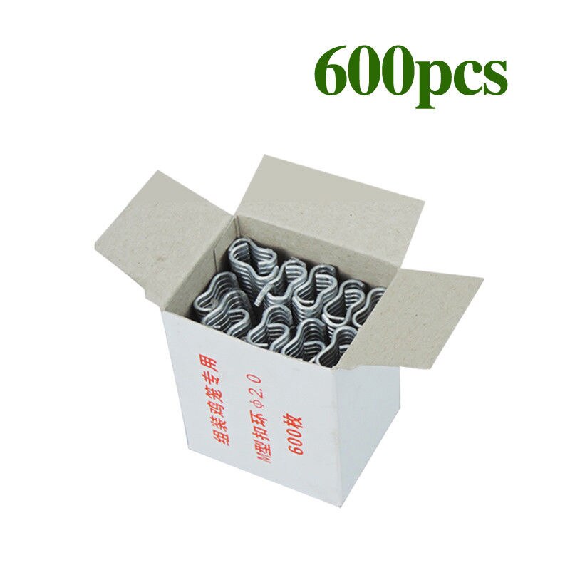 Hog Ring Plier Tool and 600pcs M Clips Staples Animal Wire Cage Plier Chicken Cage Installation Clamp Pet Cage installation Tool: 600M nails