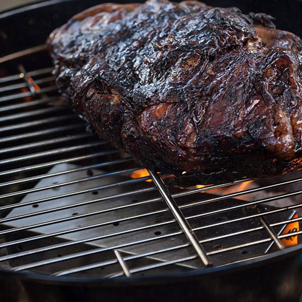 BBQ Grill Smoker Box Stainless Steel For Indoor Outdoor Charcoal Gas Barbecue Grill Meat Infused Smoke Flavor Accessories