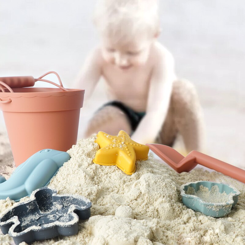 Jouets de plage pour enfants, dessin animé à la , outil de sable d&#39;été avec pelle, jeu d&#39;eau, jeu d&#39;extérieur, ensemble de bac à sable pour bébés