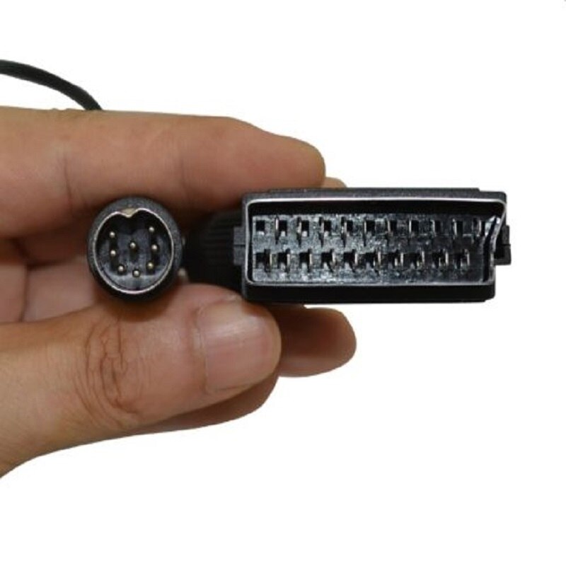BUKIM EU Plug Scart Cable For SEGA Genesis Mega Drive 1 V-Pin PAL
