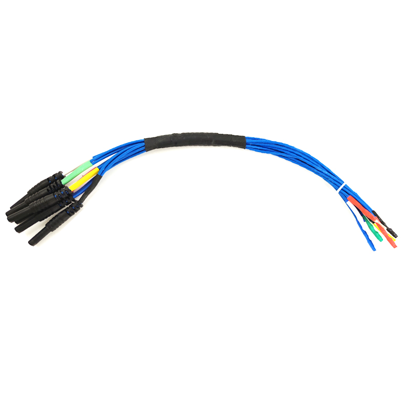 Hantek HT306 6 Kanal Universal- ausbrechen Führt für Automobil diagnostisch Oszilloskop 4 Größen 0,6mm 1,5mm 2,3mm 2,8mm: 1.5mm Blau