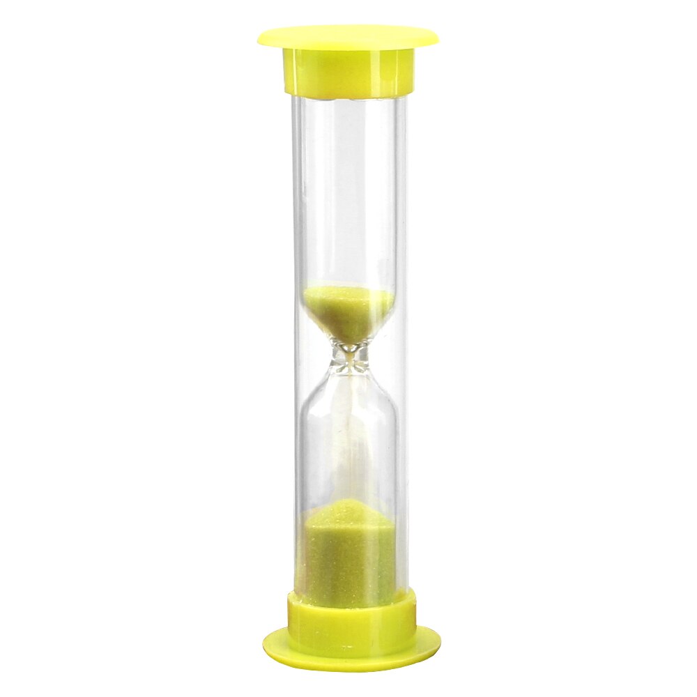 Hoomin mini timer børn sand timer ur timere farverigt timeglas til børn: Gul