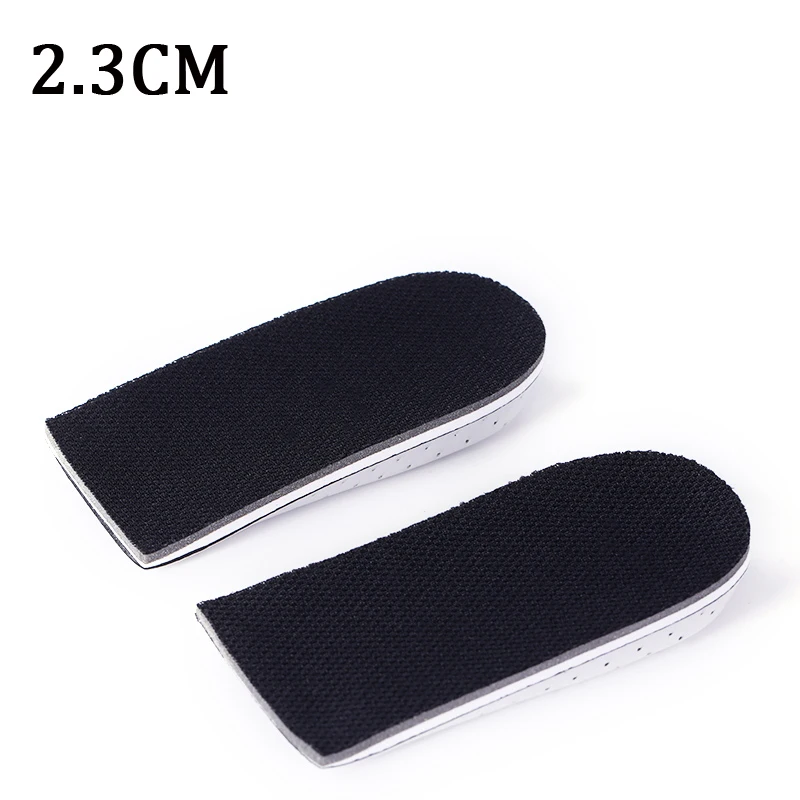 EVA Schokabsorberende Schoenzool Verhogende Inlegzolen Memory Foam Hoogteverhogende Inlegzolen Stabiele Verhogende Onzichtbare Schoenpads voor Unisex: GRIJS