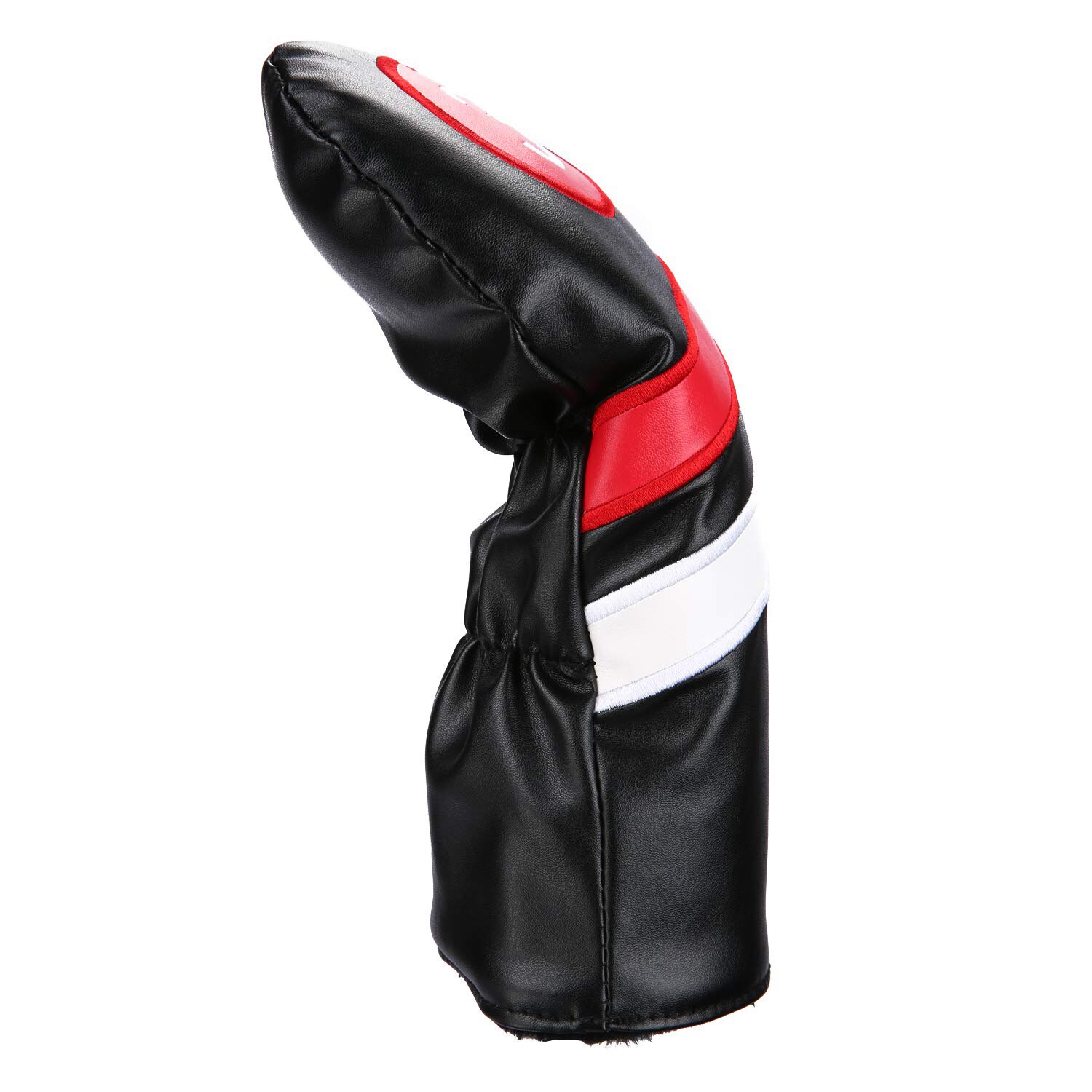Golf headcovers 3 stuks/set driver fairway wood headcovers zwart rood vintage  pu 1 3 5 driver