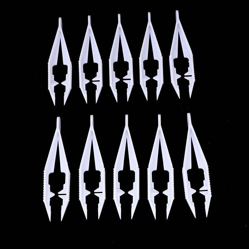 10Pcs/Set Tweezers For 5mm 2.6mm Hama Perler Beads Tool Kids Fuse Bead DIY Tool For Kids Children's Prayer Beads