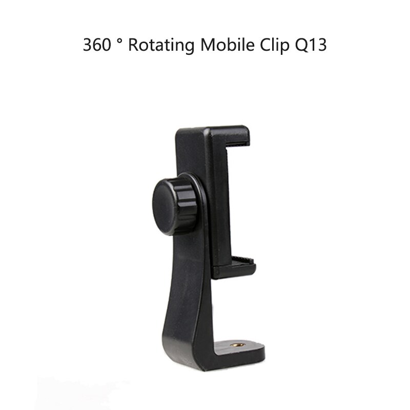 1/4" Phone Clip Holder Flash Shoe Screw Adapter Tripod Mount With Adjustable Clamp For All Phones Tripod Accessories: Q13