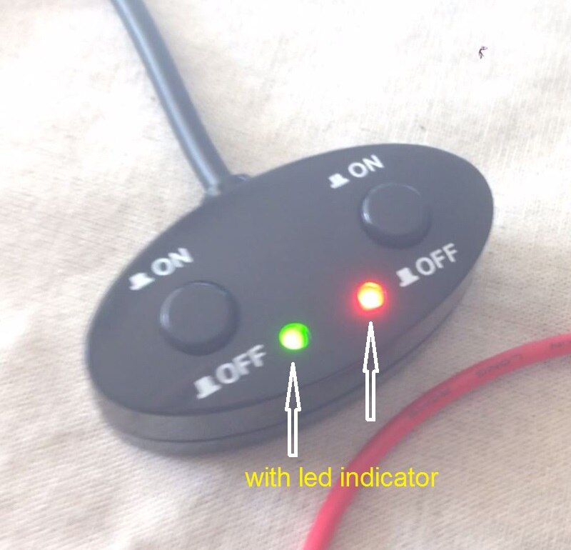 Universal 12v 260w Car light power switch 2x 40A relay harness lamp on off switch cable for Headlight spotlight Offroad lamp