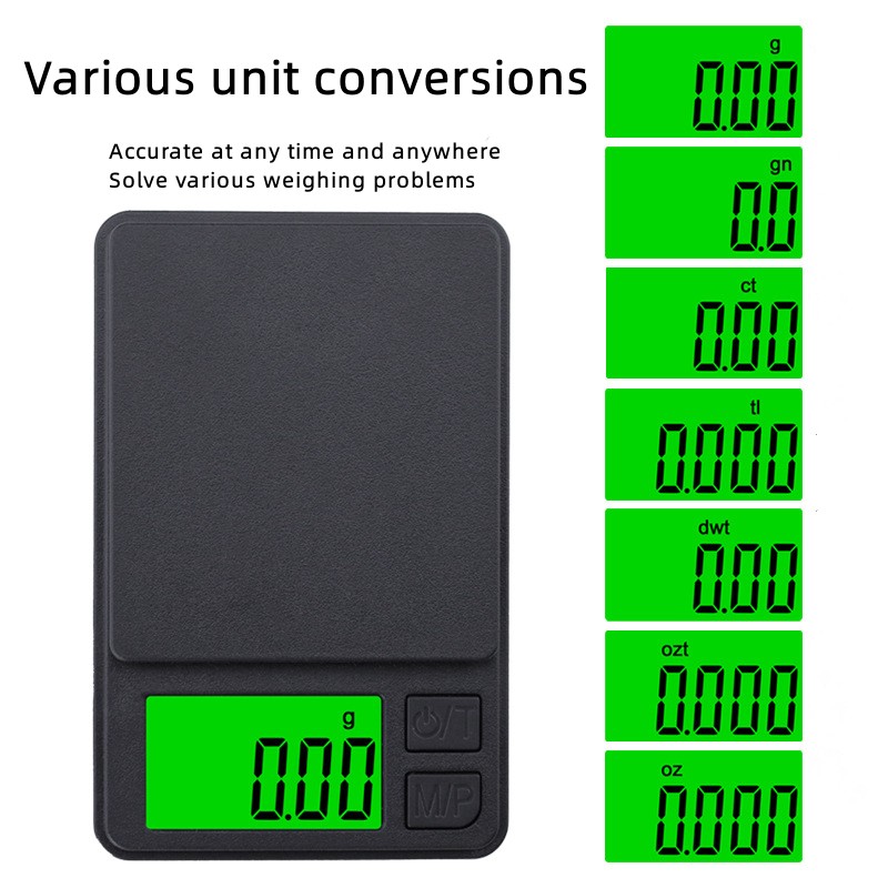 100/500g 0.01g mini digitale weegschaal hoge precisie elektronische zakweegschaal sieraden gewicht keuken draagbare elektronische weegschaal